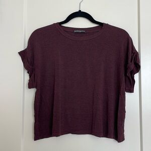 🍄 Brandy Melville: Maroon Shirt